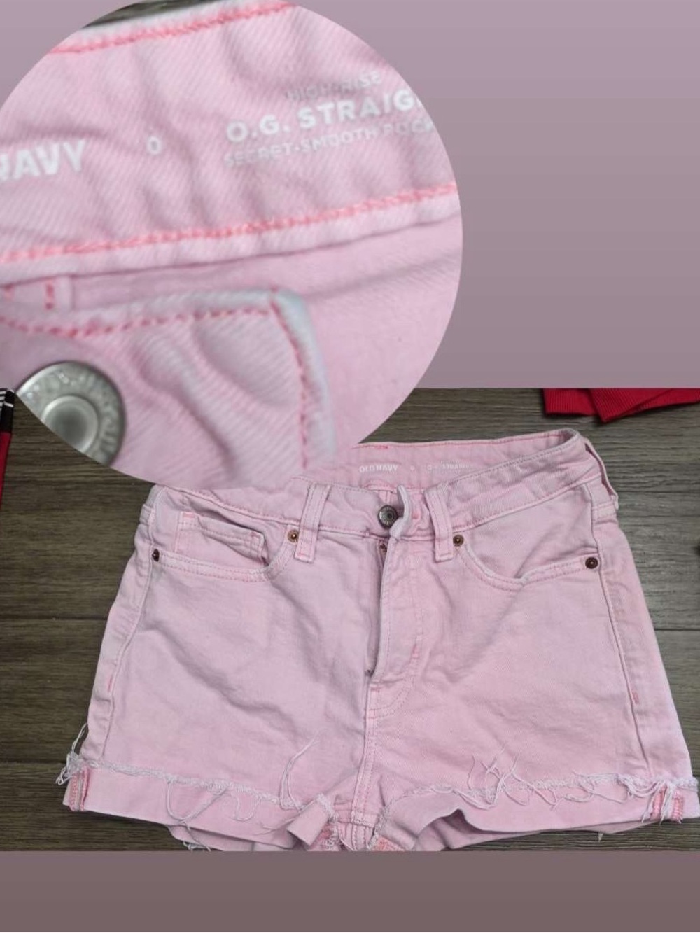 Old Navy Pink Women's Denim Shorts